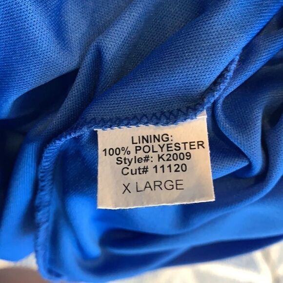 Aqua royal blue maxi dress body con. - Picture 11 of 11